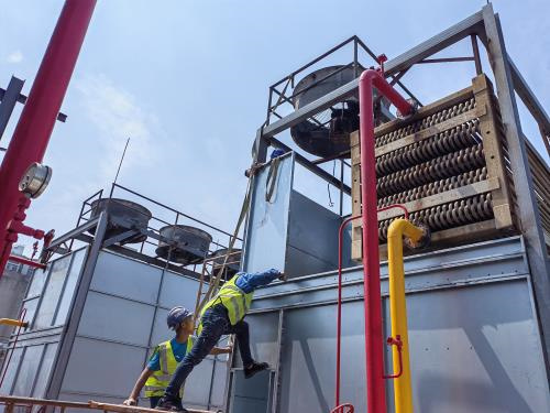 冷卻塔降溫效果不理想怎么辦(冷卻塔制冷效果差解決方法),冷卻塔降溫效